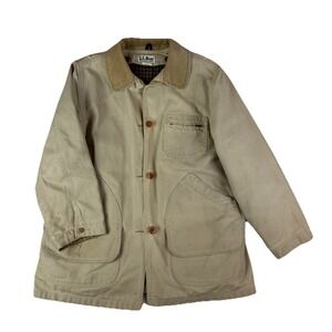Vintage L.L Bean Women's Size L Chore Jacket Primaloft Lined Made In USA